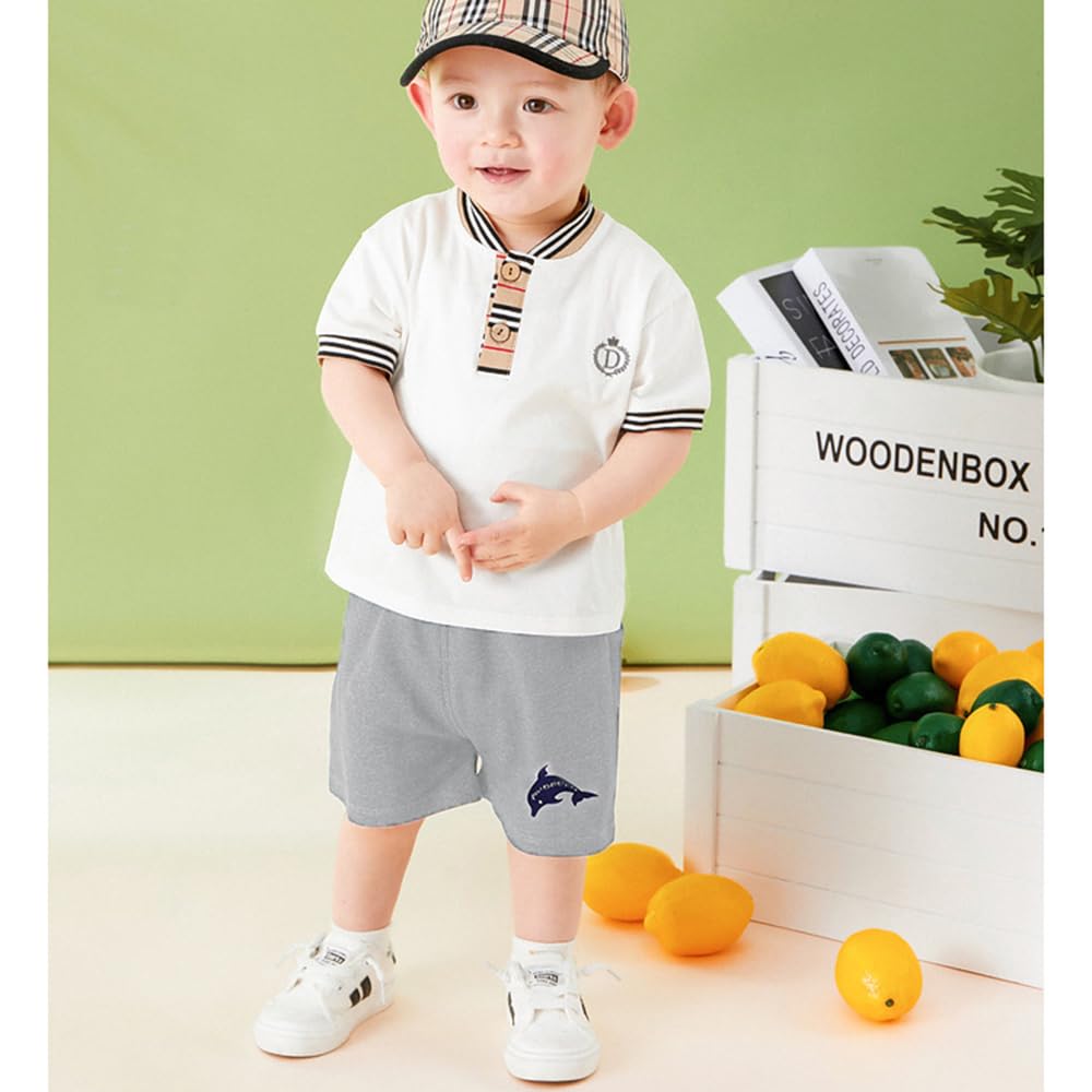 Baby Junge Baumwolle Shorts-Unisex Kleinkind Baby Sommer Kurze Hosen für Jungen Kinder Sommer Kleidung,6er-Set Multi-Packs 1-5 Jahre