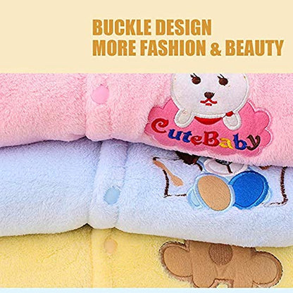 Gaorui Newborn Unisex Baby Winter Jumpsuit with Hood Romper Fleece Onesie All in One Snowsuit Outfits