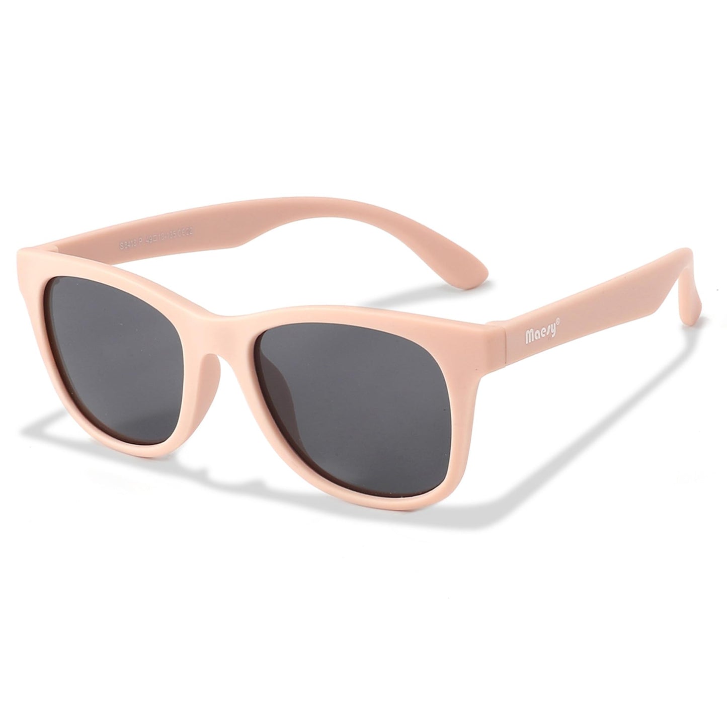 Maesy Yuki Children's Sunglasses for 6-12 Years, UV400 Polarised Protection, Flexible and Flexible Frame, Safe and Comfortable Sunglasses for Children