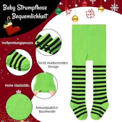 Durio Baby Tights for Girls Boys Cotton Children's Tights Children's Tights Set Warm Stockings Leggings