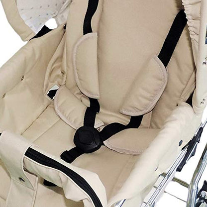 Eichhorn Pushchairs with Leather Strap Frame and Sliding Öhen Adjustment