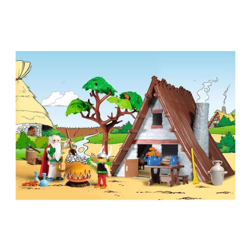 PLAYMOBIL Asterix 71542 Roman Camp, Exciting Conquest of the Camp by the Gauls, Includes Magic Potion for More Body Strength, Detailed Toy for Children from 5 Years