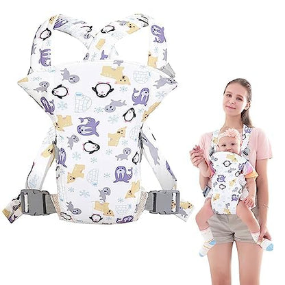 Babytrage,Babytrage Neugeborene ab Geburt,Tragetuch Baby Nugeboren,Atmungsaktive Baby Tragetuch,Babyrückentragen 0-15Kg,Neugeborene Verstellbare Babytrage