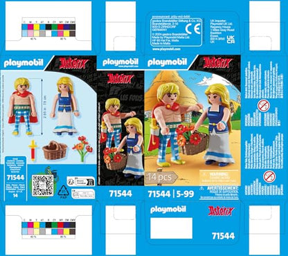 PLAYMOBIL Asterix 71542 Roman Camp, Exciting Conquest of the Camp by the Gauls, Includes Magic Potion for More Body Strength, Detailed Toy for Children from 5 Years
