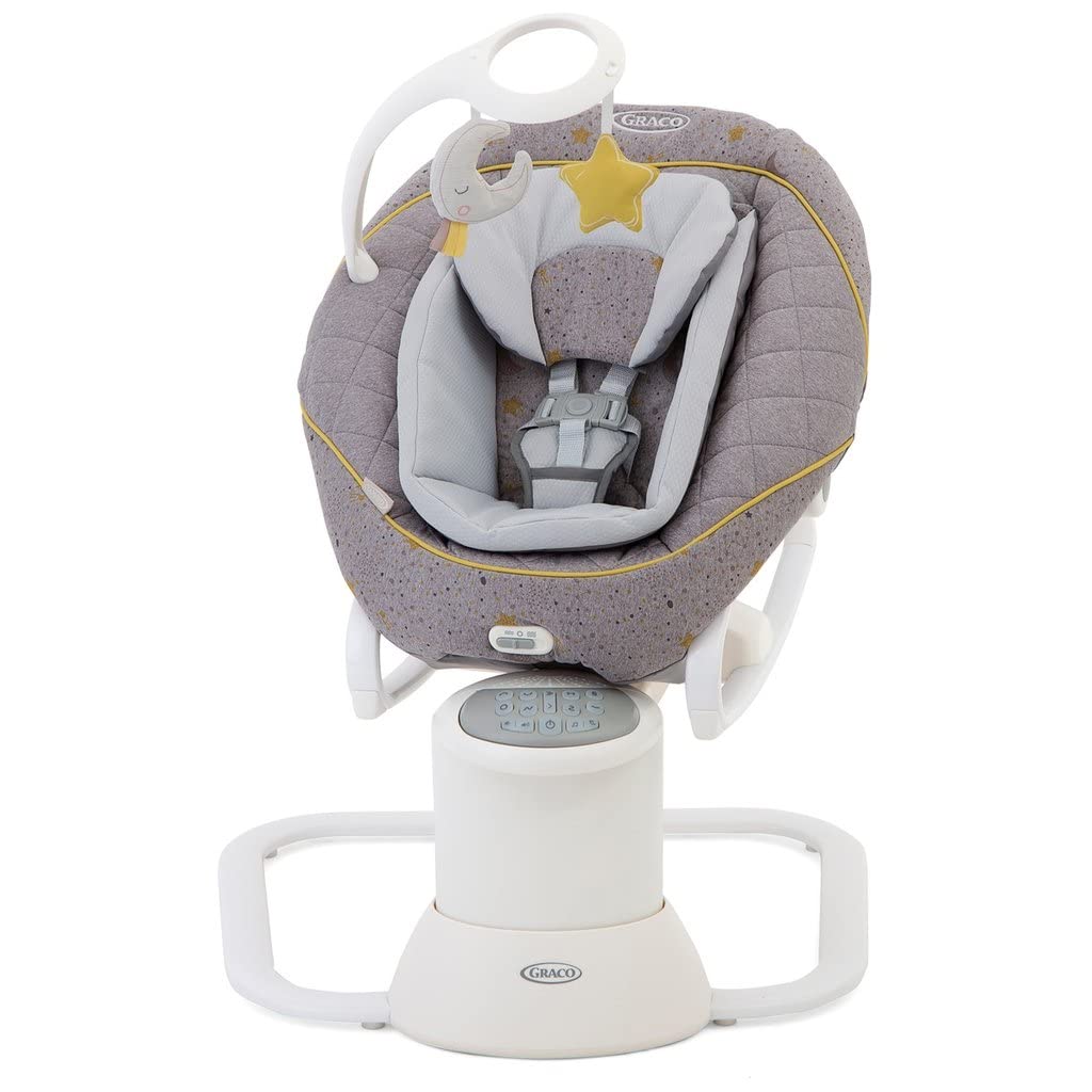 Graco All Ways™ Soother 2-in-1, elektirsche Babyschaukel und tragbare Wippe, ab Geburt bis ca. 9 Monate (9 kg), mit Vibration und einstellbarer Schwunggeschwindigkeit, Little Adventures