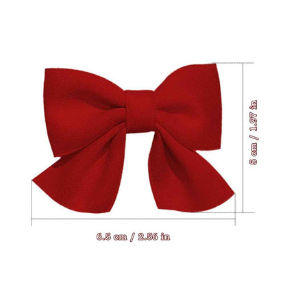 Hair Clips 2 Pieces Bow Hair Clips Hair Clips Hair Bows Girls Ponytail Holder Metal Clips Hair Bow for Women Girls Toddlers Kids