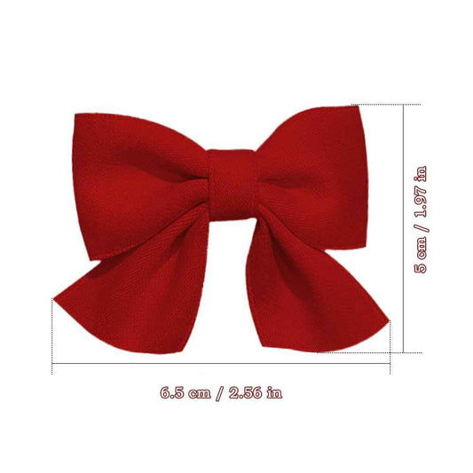 Hair Clips 2 Pieces Bow Hair Clips Hair Clips Hair Bows Girls Ponytail Holder Metal Clips Hair Bow for Women Girls Toddlers Kids