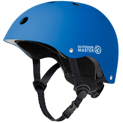 OutdoorMaster Youth &amp; Kids Bike Helmet - Adjustable Multi-Sport Skateboard Helmet with Removable Liners for Balance Bike, Toddler Scooter, ONE Wheel Hoverboard 