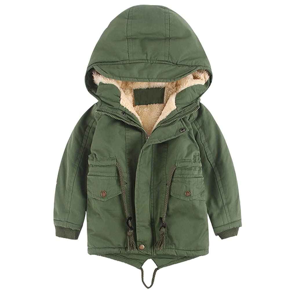 Winter Jacket for Boys and Girls, Warm Hoodie Outfits, Thick Coat, Baby Winter Coats
