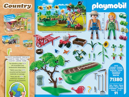 PLAYMOBIL Country 71441 Gemütliches Bauwagencafé, spielerisches Lernen mit liebevoll gestaltetem Bauwagen, detailreicher Austattung und einem Gänseteich, nachhaltiges Spielzeug für Kinder ab 4 Jahren
