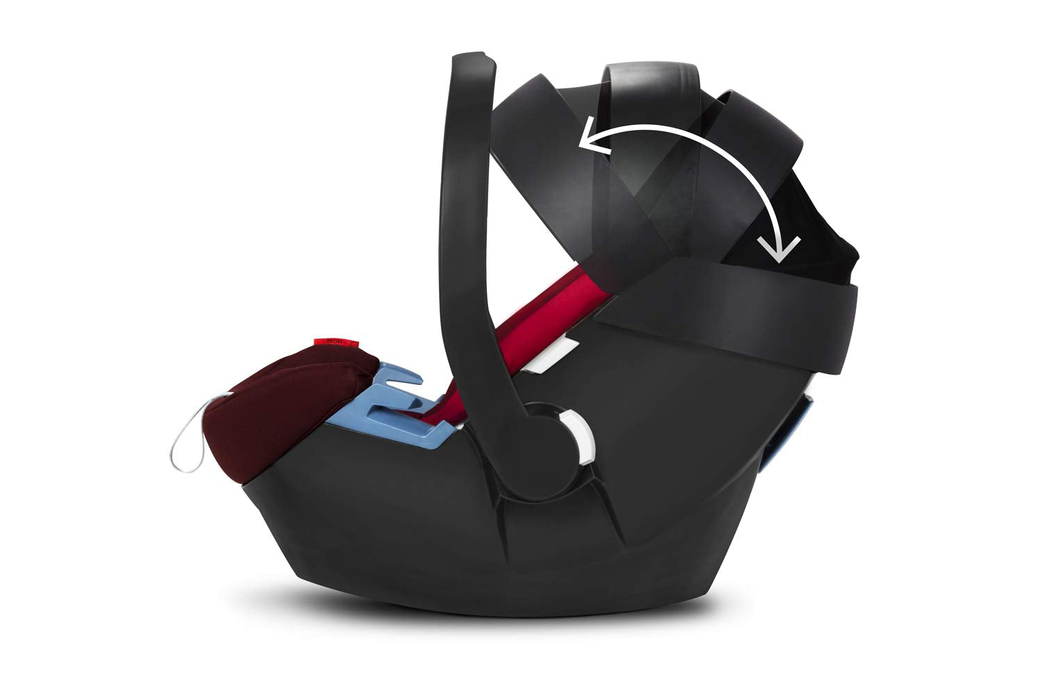 CYBEX Silver Babyschale Aton, Inkl. Neugeboreneneinlage, Ab Geburt bis ca. 18 Monate, Max. 13 kg - Meloni2