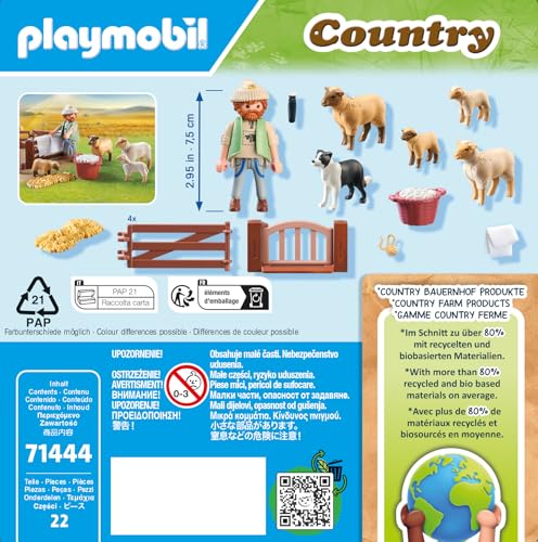 PLAYMOBIL | Country | Tierarzteinsatz bei den Eseln |Spielzeug für Kinder ab 4 Jahren | 71471
