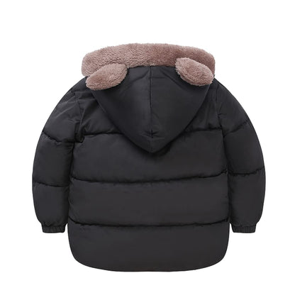Baby Winter Fleece Coat Kids Boys Jacket Outwear Girls Padded Clothing