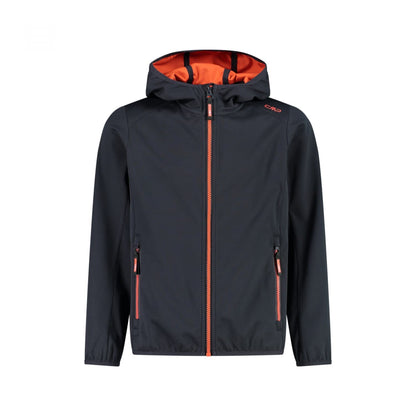 CMP Unisex Children's Lightweight Softshell Jacket with Fixed Hood Jacket Cocoon Coat 