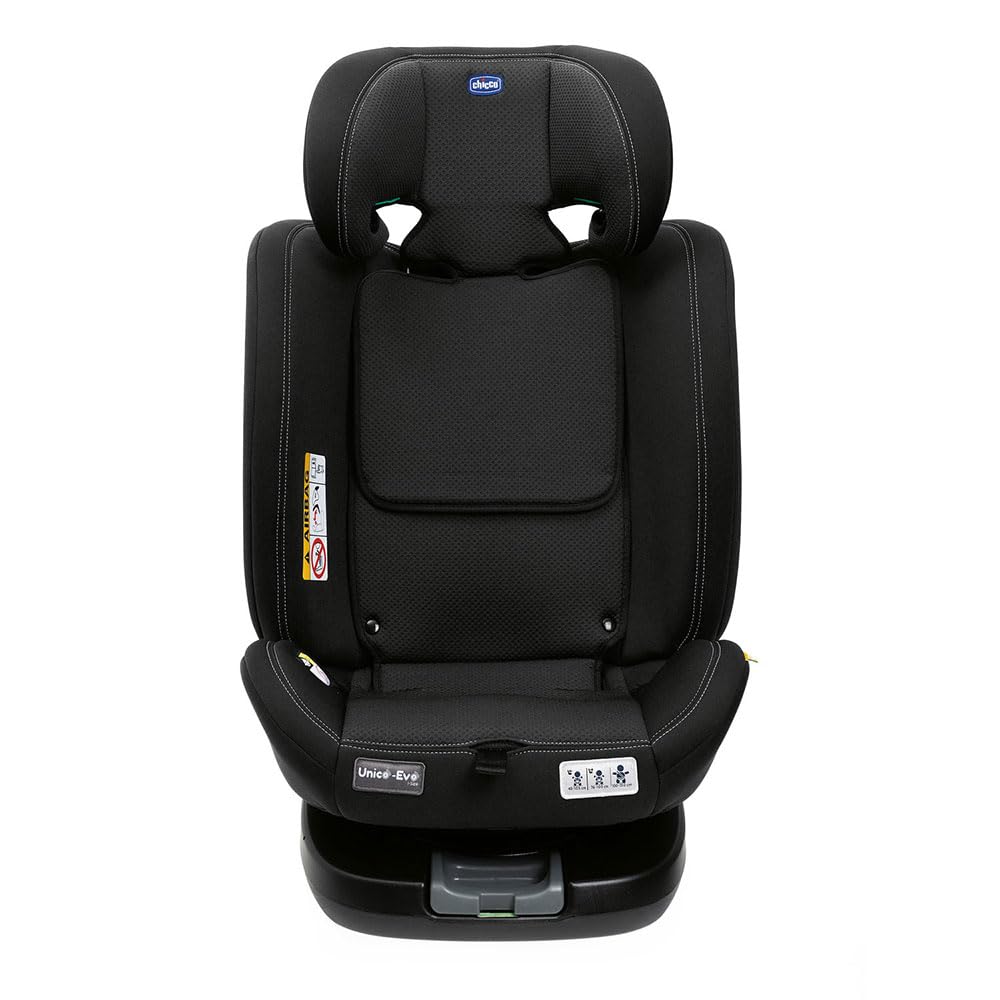 Chicco Unico Evo I-Size, Kindersitz 0-36 Kg, für Kinder von 40 bis 150 cm, homologiert ECE R129/03, Isofix 360° drehbar und neigbar, Gruppe 0+/1/2/3 von 0 bis 12 Jahren, Schwarz - Meloni2