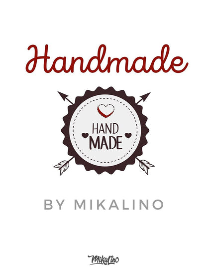 Mikalino Baby Bodysuit with Saying in German for Boys, Girls, Unisex, Long Sleeve, Mein erstes Weihnachten Saying (Christmas Elf), Hand Printed in Germany, Handmade with Love