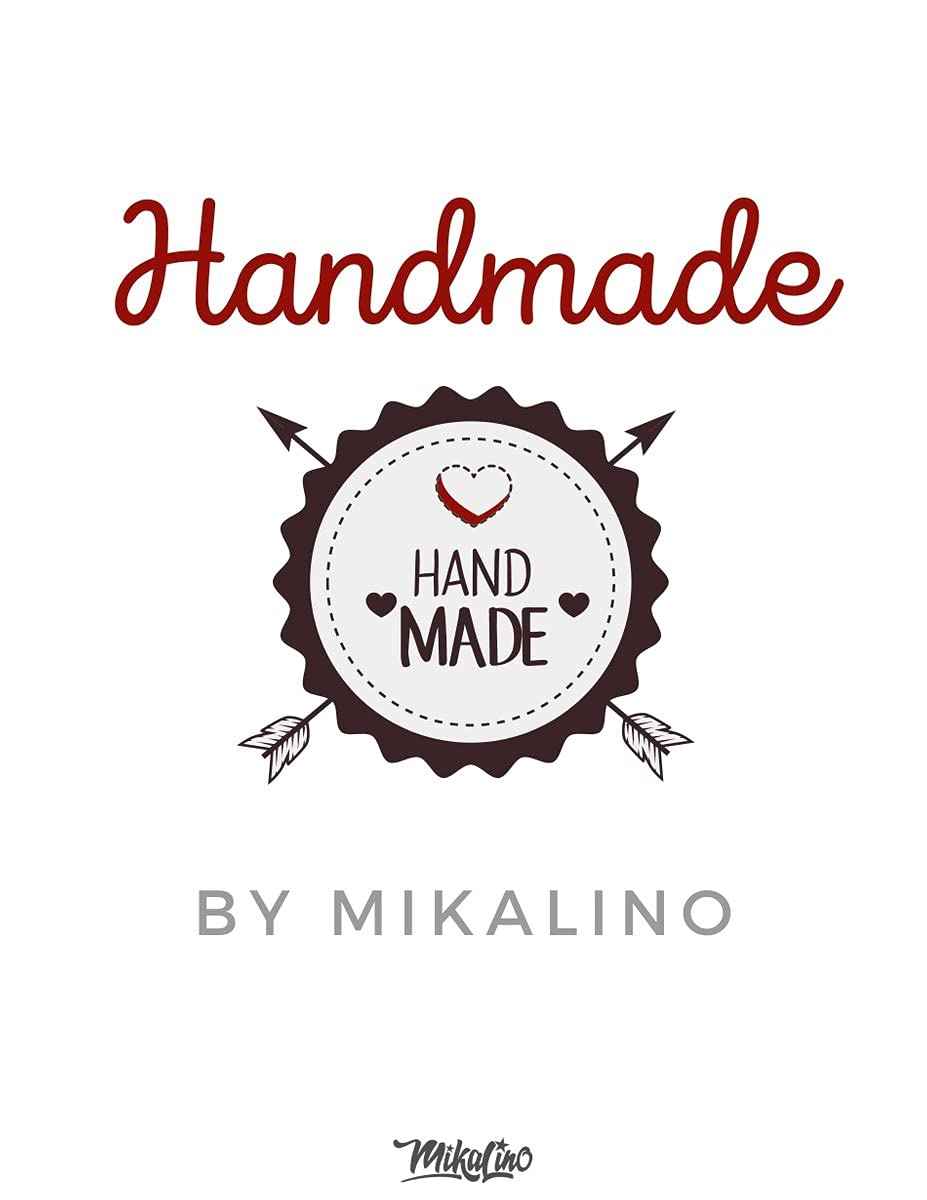 Mikalino Baby Bodysuit with Saying in German for Boys, Girls, Unisex, Long Sleeve, Mein erstes Weihnachten Saying (Christmas Elf), Hand Printed in Germany, Handmade with Love