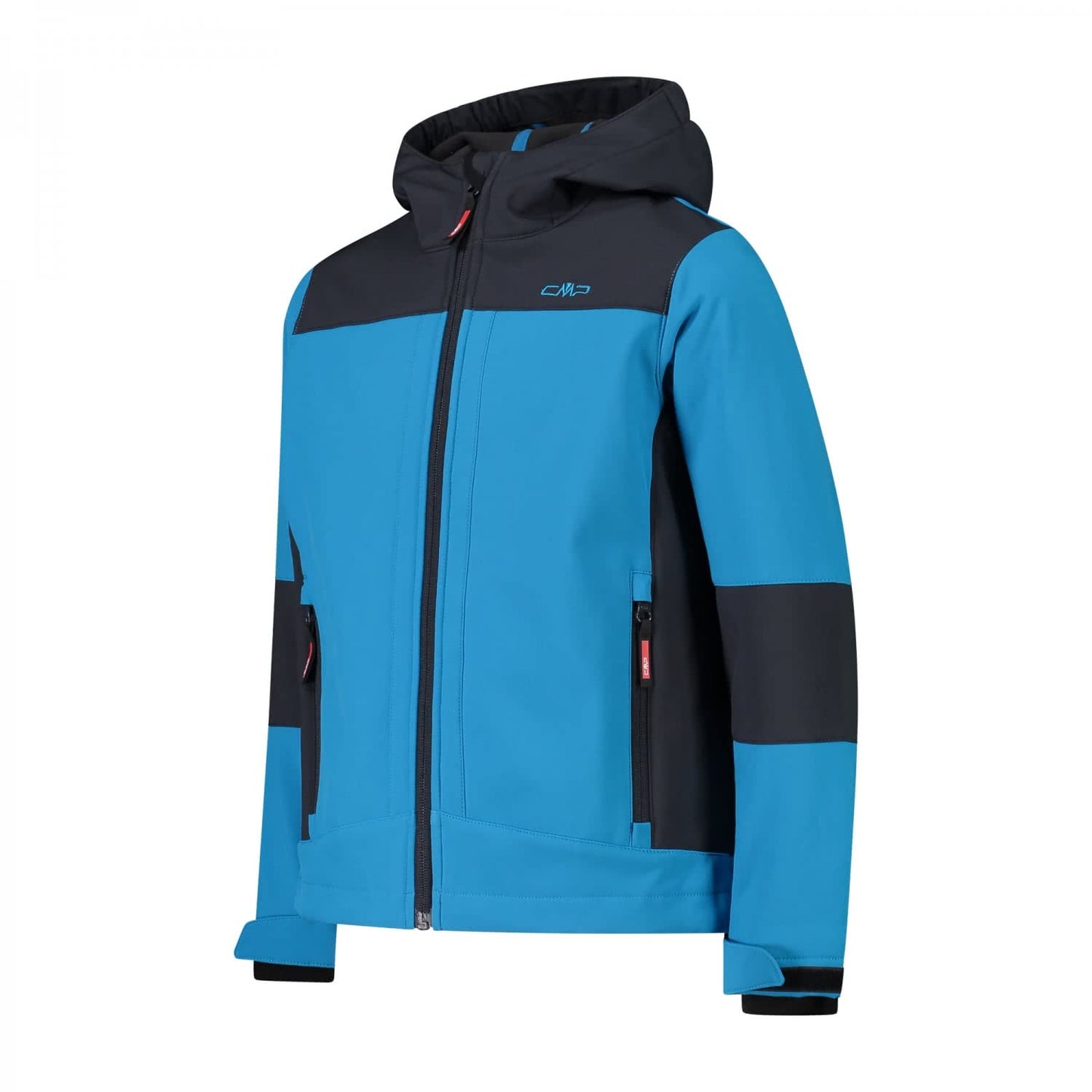 CMP Unisex Children's Giacca in Softshell Da Bambini Con Cappuccio Fisso Softshell Jacket for Children with Fixed Hood