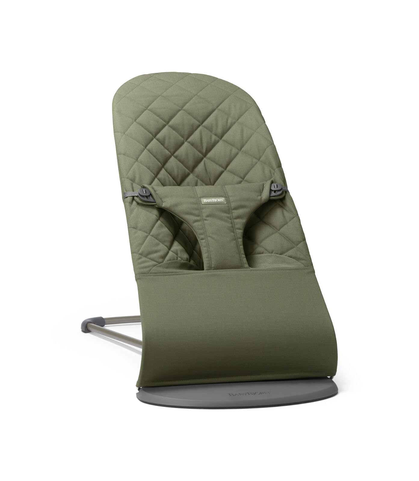 BabyBjörn Bliss Baby Bouncer, Woven, Classic Quilting, Sand Grey 