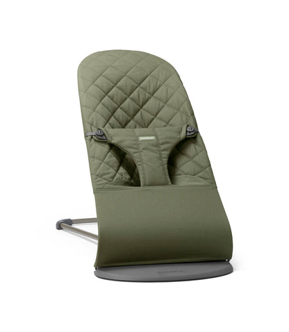 BabyBjörn Bliss Baby Bouncer, Woven, Classic Quilting, Sand Grey 