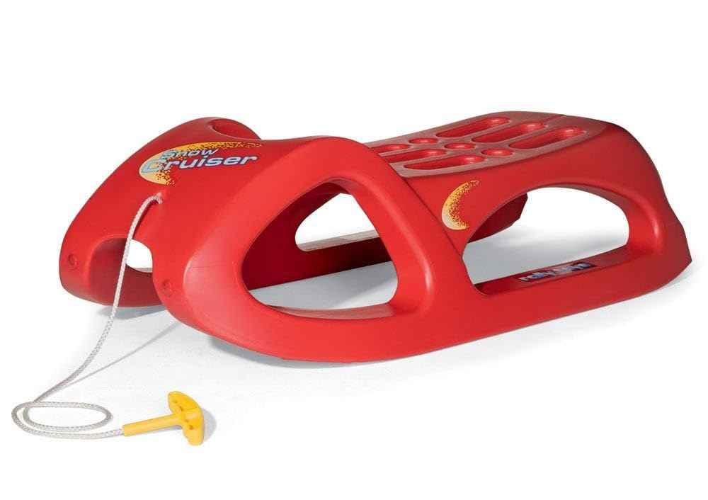 Rolly Toys rollySnow Max (Alter ab 3 Jahre, Farbe Rot, ergonomischer Sitz, mit zwei Bremsen, belastbar bis 100 kg) 200115
