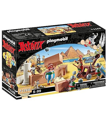 PLAYMOBIL Asterix 71542 Roman Camp, Exciting Conquest of the Camp by the Gauls, Includes Magic Potion for More Body Strength, Detailed Toy for Children from 5 Years