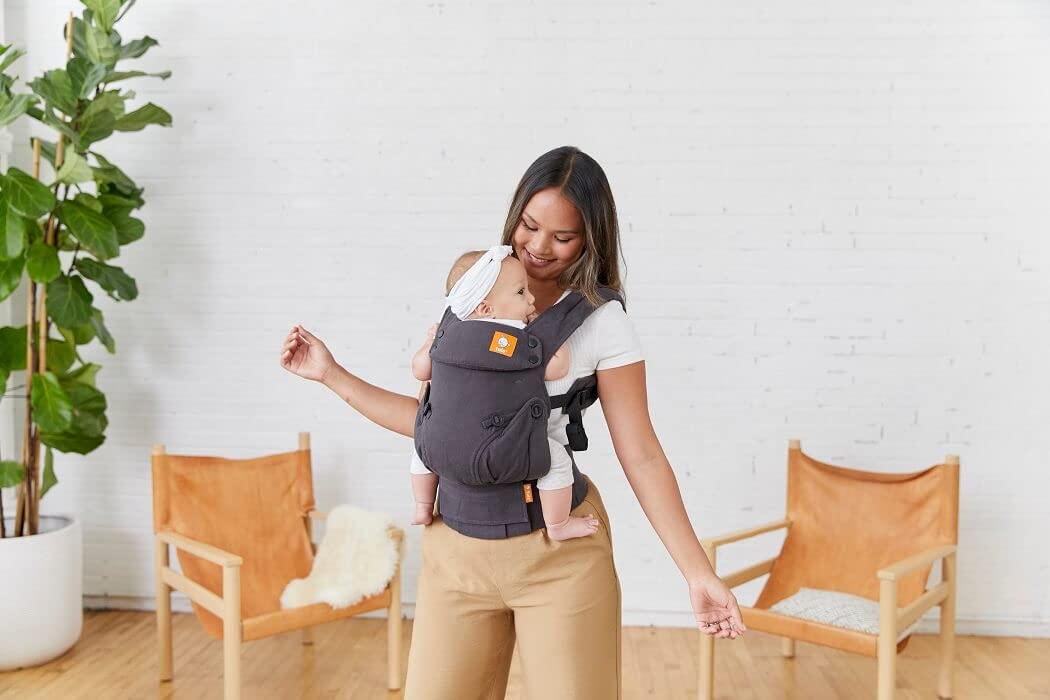 Tula Explore Babytrage für Neugeborene ab Geburt, 3-in-1 Baby-Tragetasche Bauchtrage Rückentrage Ergonomisch (3,2-20,4 kg), Play