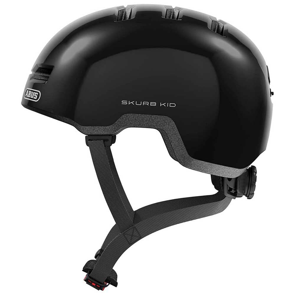 ABUS Skurb Kid Children's Helmet - Robust Bicycle Helmet in Skater Look with Space for a Braid and Various Designs - for Girls and Boys
