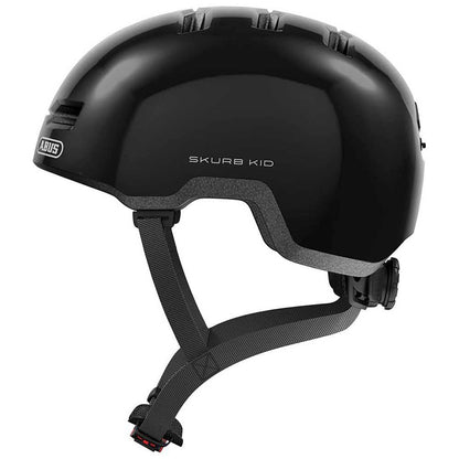 ABUS Skurb Kid Children's Helmet - Robust Bicycle Helmet in Skater Look with Space for a Braid and Various Designs - for Girls and Boys