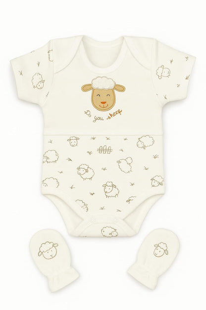 Neugeborenen Baby Geschenk Set 100% natürliche Baumwolle Erstausstattung Erstlingsausstattung Ausstattung Unisex Kleidung Geschenkset Babyausstattung für Babys 0-4 Monate (Koala)