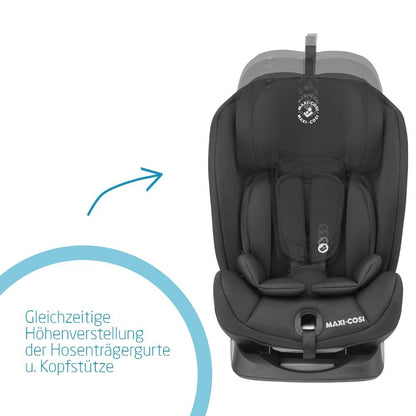 Maxi-Cosi Titan S i-Size, Child Car Seat, 15 months-12 years (76-150cm), ISOFIX Car Seat, 5 Recline Positions, 13 Headrest Positions, G-CELL Protection, 5-Point Safety Harness, Tonal Graphite - Meloni2