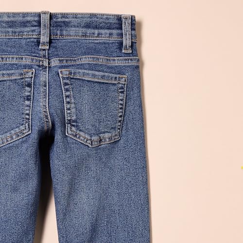 Essentials Mädchen Schmal geschnittene Bootcut-Jeans aus Stretch
