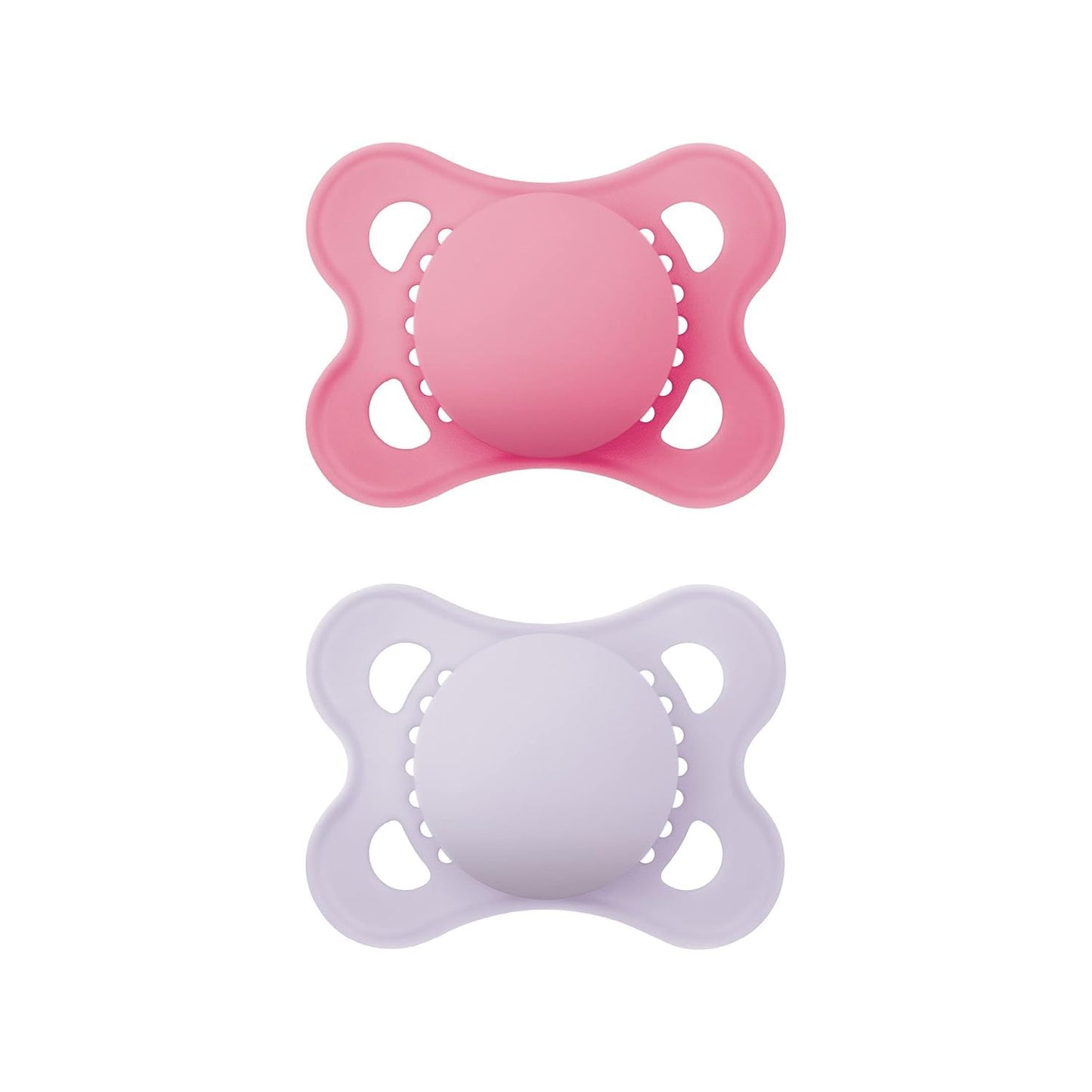 MAM Original Schnuller im 2er-Set, zahnfreundlicher Baby Schnuller aus nachhaltigen & bio-erneuerbaren Materialien, Sauger aus MAM SkinSoft Silikon, mit Schnullerbox, 0-6 Monate, Hase/Reh - Meloni2