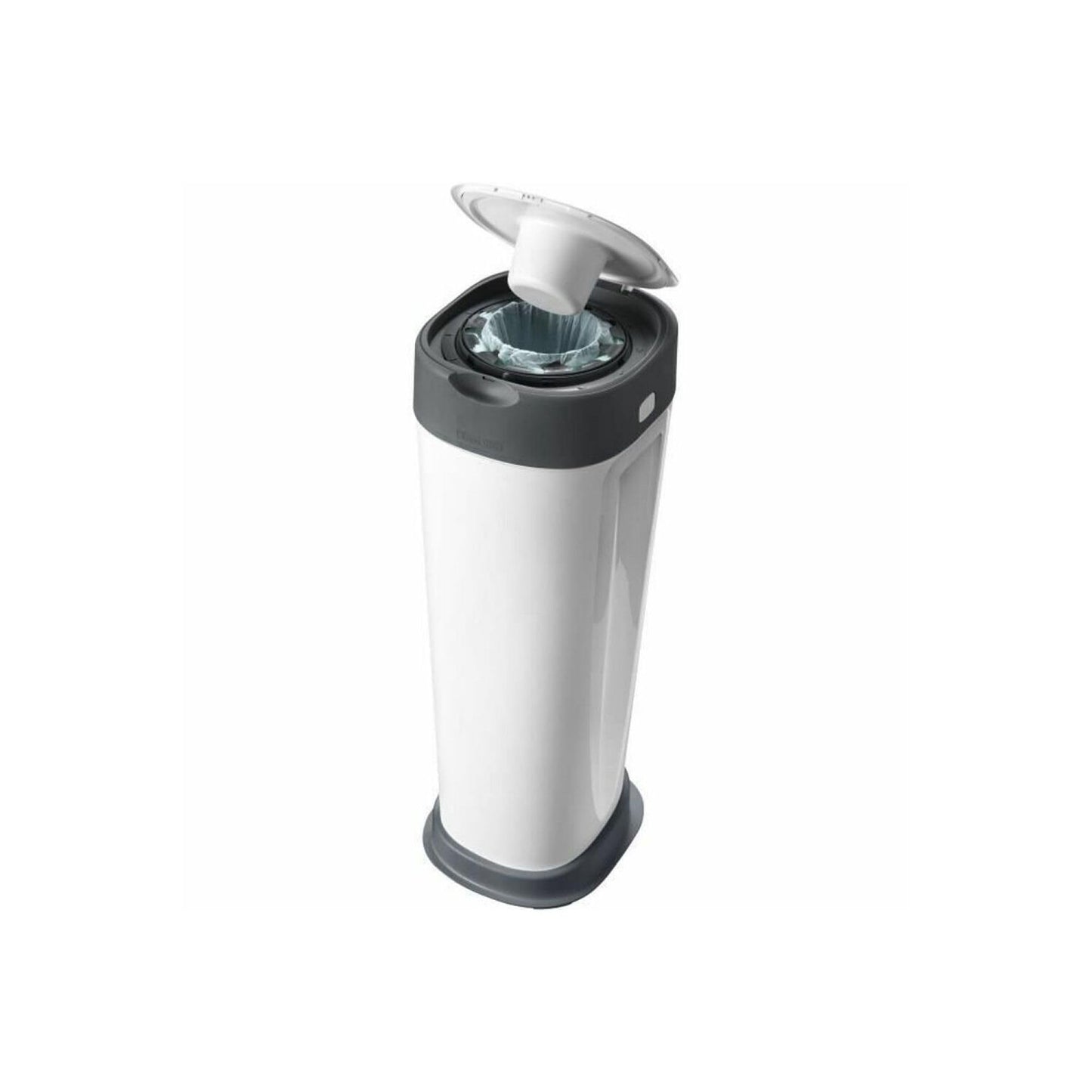 Tommee Tippee Twist & Click Nappy Bin XL, Holds up to 60 Nappies, 76 cm High, Environmentally Friendly System with 1 Refill Cassette with Sustainably Covered Antibacterial Greenfilm