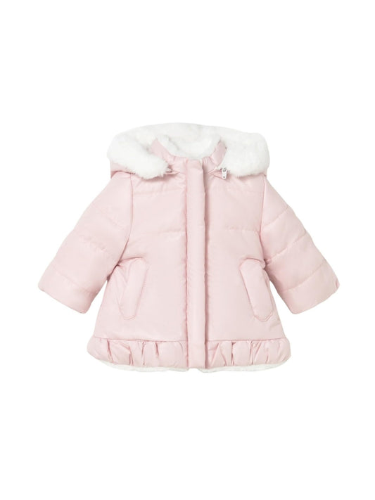 Mayoral Baby Girls Reversible Jacket Baby Pink