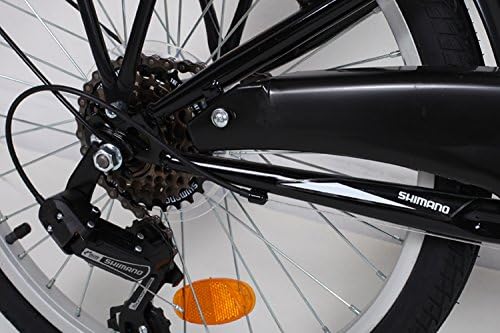 20 Zoll Kinderfahrrad 6-Gang mit Alufelgen und Beleuchtung EU-Produkt Farbe blau-schwarz Talson - Meloni2