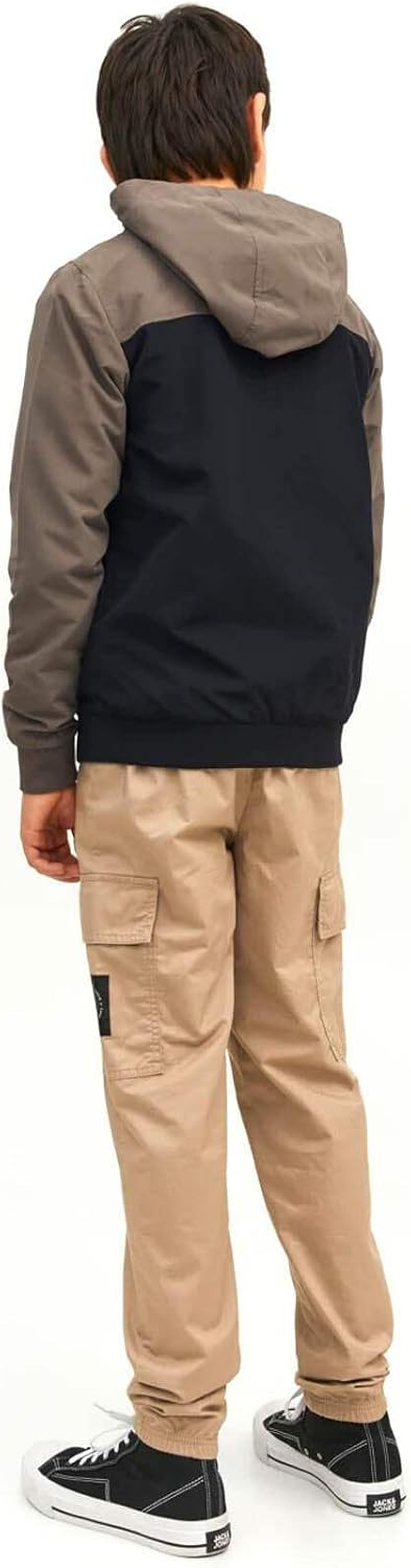 JACK &amp; JONES Jjerush Blocking Hood Bomber Sn Jr Boys Jacket 