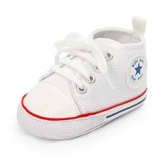 Geagodelia Baby Lauflernschuhe Weiche Krabbelschuhe Babyschuhe für Kleinkind Jungen Mädchen FX-12102