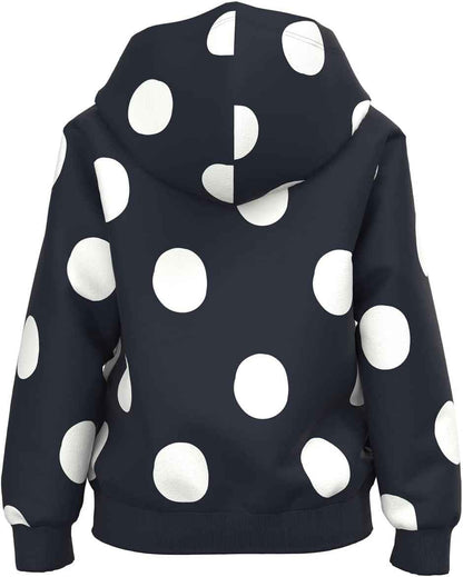 NAME IT Girls Nkfbibba LS Sweat Wh Bru Noos Hoodie