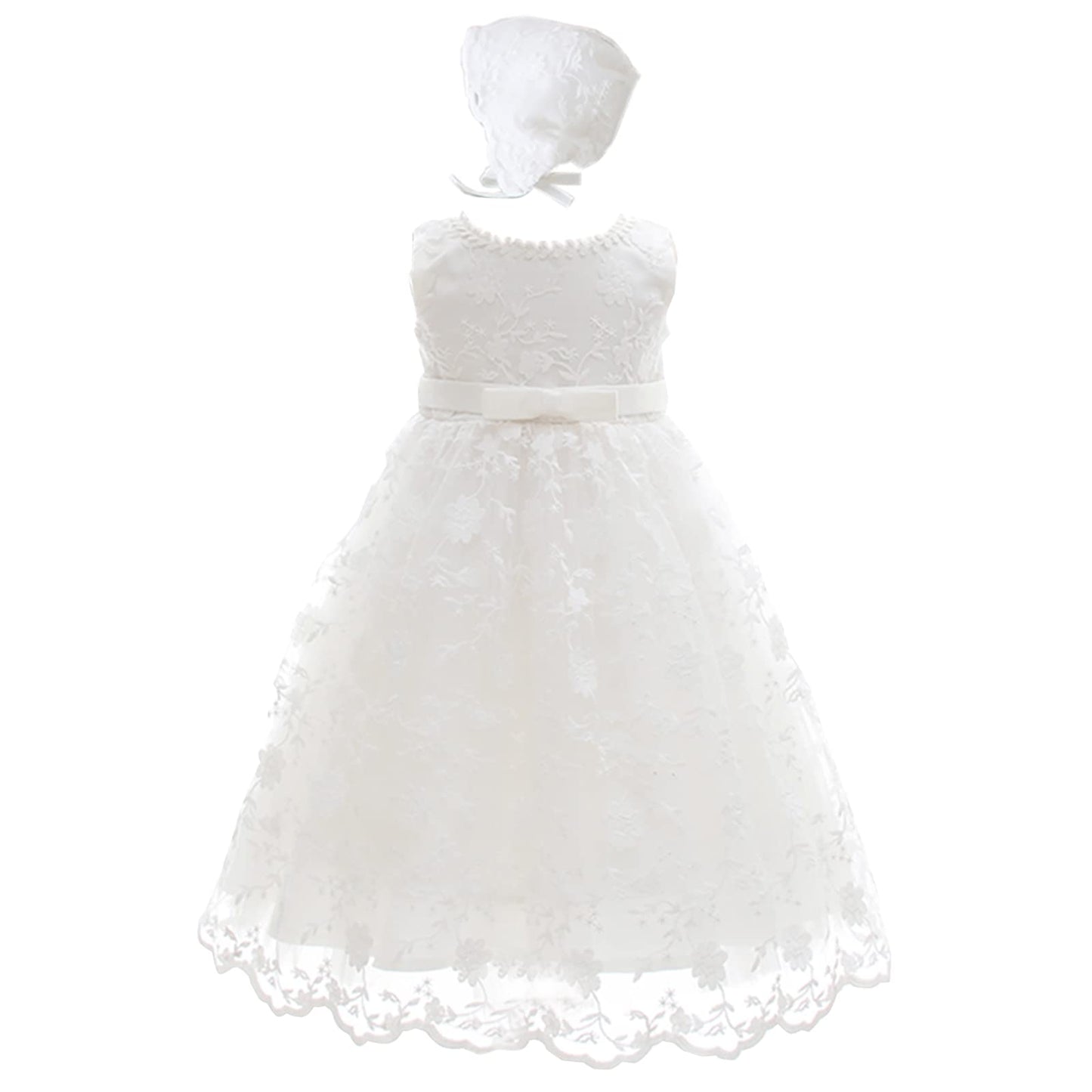 Baby Lange Taufe Kleider Weiße Taufe Kleid Besondere Anlässe Kleider für Mädchen Geburtstag