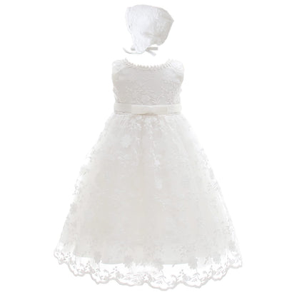 Baby Lange Taufe Kleider Weiße Taufe Kleid Besondere Anlässe Kleider für Mädchen Geburtstag