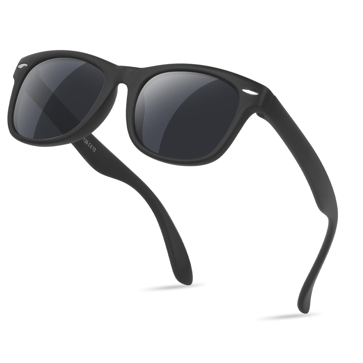 Nlieanuc Children's Sunglasses 3-10 Years for Boys Girls Polarised Children's Sunglasses UV400 Protection with Rubber Frame