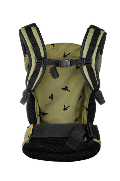 Tula Lite Babytrage und Babytrage-Tasche in Einem, Leicht Kompakt Ergonomisch, Bauchtrage Rückentrage Reise Babytrage, Discover