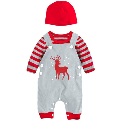 SFreeBo Baby Boys Clothing 3 Pieces Winter Baby Clothing Outfit Set Long Sleeve Cotton Striped Newborn Baby Clothing Boys 3-18 Months