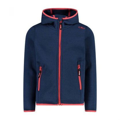 CMP Kids' Knit Tech Jacket with Fixed Hood Kid G Jacket Fix Hood 
