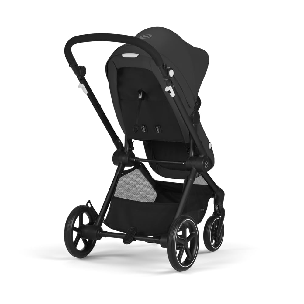 CYBEX Gold Kinderwagen EOS 2-in-1, Reisesystem, Ab Geburt bis 22 kg (ca. 4 Jahre), Lava Grey