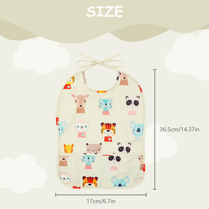 HOTUT Dirt-resistant baby bibs washable, baby bibs waterproof, baby eating bibs, baby bibs waterproof for eating, unisex baby bibs odor-resistant 