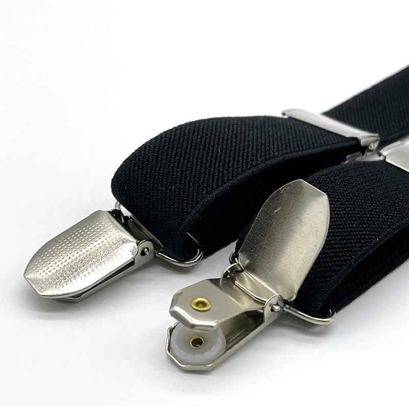 Pack of 2 Children's Braces 4 Clips Y-Shape – 2.5 cm Wide