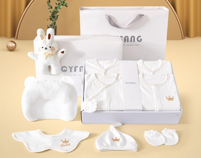 Passt! Baby Clothing Set Complete Gift Set Girls Boys Newborn First Equipment 20 Pieces 100% Cotton 0-6 Months