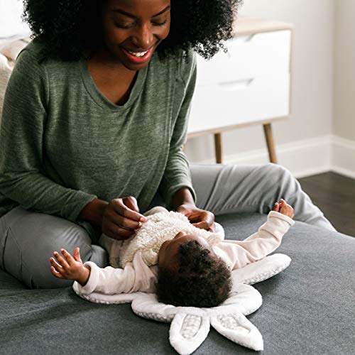 Ingenuity, InLighten Babywippe Babyschaukel mit Lichtern, Nate Bunny, Spielzeugleiste, Vibrationen, Geräuschen, Tummy Time Kissenmatte, bis zu 20 lbs, Neugeborenes+